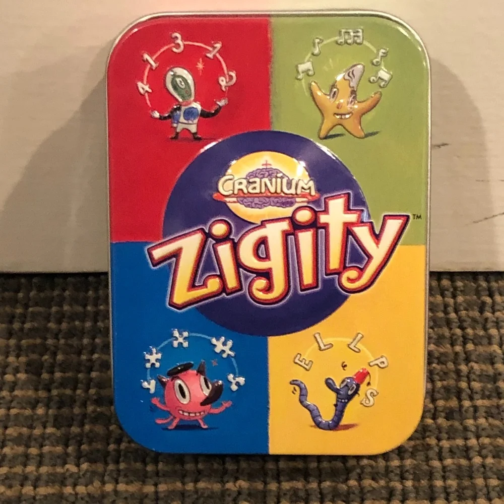CRANIUM ZIGITY COLLECTIBLE TIN GAME - NEVER OPENED
